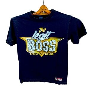 WWE Saska Banks Men’s/ Unisex Double Sided Graphic Short Sleeve T-Shirt Size S